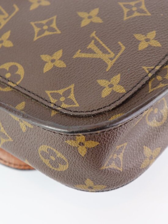LOUIS VUITTON Monogram Saint Cloud MM Shoulder Bag Louis Vuitton Monogram Saint Cloud MM